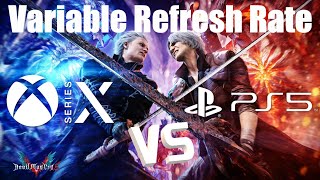 Devil May Cry 5  VRR  Xbox X vs PS5  Which One Is Better [upl. by Hebbe]