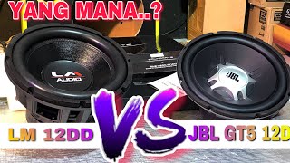 TES BAS SUBWOOFER JBL VS LM12 DD [upl. by Laurene]