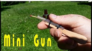 How to make a Mini GUN make fire  accurate DIY [upl. by Eirrehs]