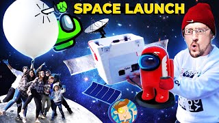 AMONG US ruins Space Launch Experiment FV Family 200 mph Vlog [upl. by Michelina]