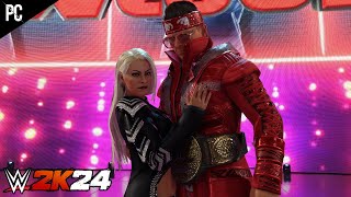 WWE 2K24  ❤️Miz amp Maryse❤️  Husband amp Wife Entrance [upl. by Lannie]