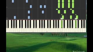 St Pauls Suite Jig Piano tutorial by Synthesia [upl. by Geibel]