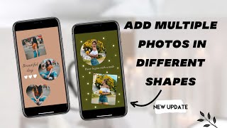 How To Add Multiple Photos In Different Shapes To Instagram Stories [upl. by Deonne]