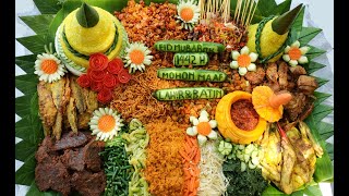 cara menghias tumpeng sederhana  TUMPENG IDUL FITRI 1442 H [upl. by Anazraf]