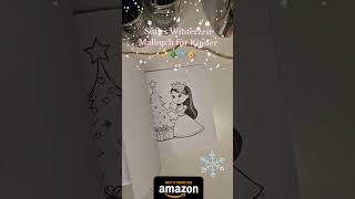 👑✨❄️ Prinzessin im Winterwunderland ❄️🎄❤️Einfaches Malbuch von AMAZON 🖌️📚🫶🏻✨Süße Prinzessinnen [upl. by Nosredna]