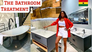 Come Bathroom Furniture amp Accessories Shopping in Accra w me [upl. by Avonasac]