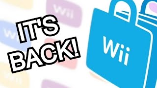 The WII SHOP CHANNEL is BACK and its AWESOME [upl. by Litnahs380]