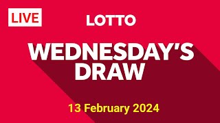 The National Lottery Lotto Live draw Result Wednesday 14 February 2024  Lotto Wednesday Draw Live [upl. by Bergh22]