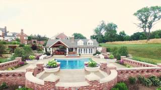 Landscape Design with Pool and Waterfall Construction Pittsburgh [upl. by Cyma284]