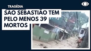 Tragédia em São Sebastião pelo menos 39 mortos [upl. by Attenej]