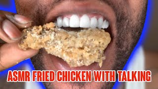 ASMR FRIED CHICKEN MUKBANG WITH CROWNSVEENERS with talking [upl. by Huldah211]