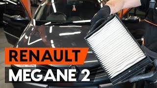 Cum se înlocuiește filtru polen  filtru habitaclu pe RENAULT MEGANE 2 LM TUTORIAL AUTODOC [upl. by Tryck]