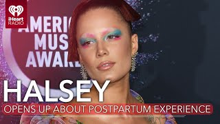 Halsey Opens Up About Their Postpartum Experience  Fast Facts [upl. by Esikram916]