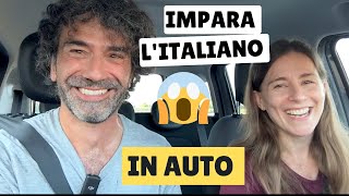 Impara lItaliano in Auto Vlog e lezione  Driving in Italy Car Vocabulary sub ITA🚗🚦 [upl. by Ferren]