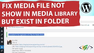 How to Fix Media Files Not Showing in Media Library But Exist in Uploads Folder in Hosting WordPress [upl. by Krutz149]