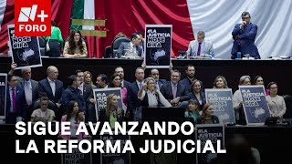 Diputados aprueban en lo general leyes secundarias de la Reforma Judicial  Las Noticias [upl. by Rehtaeh699]