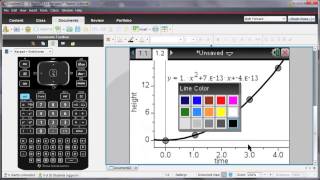 Datenanalyse mit der TINspire CX Technologie [upl. by Milzie412]