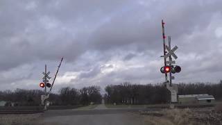 21st Rd Grade Crossing Kernan IL 121415 [upl. by Aleirbag]