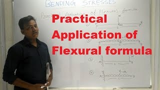 Practical Application of Flexural formula  Hindi   Strength of Materials [upl. by Sarid]