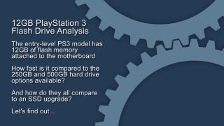 12GB PS3 Install Testing vs 250GB500GBSSD [upl. by Akima]