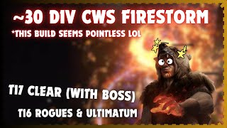 30Div CWS Firestorm Chieftain  PoE 325 Settlers [upl. by Lewendal]