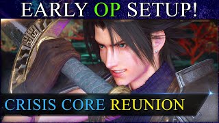 CRISIS CORE FF7 REUNION  Items to Get OVERPOWERED Early [upl. by Enajaras]