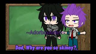 Ive been starving myself carving skin  MHA  Aizawa Angst  Gacha Neon [upl. by Hildie]