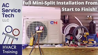 How to install mini split Air conditioner on enclosed trailer [upl. by Namharludba]