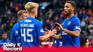 Rangers 2 St Johnstone 0  Cyriel Dessers the Hampden hero as VAR drama causes confusion [upl. by Nagrom]