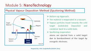 Physical Vapour Deposition Method Resistive method and Sputtering method [upl. by Nosreg114]