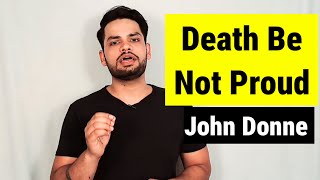 Death be not proud by John donne in hindi [upl. by Mccowyn]