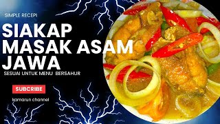 SIAKAP MASAK ASAM JAWA [upl. by Draner863]