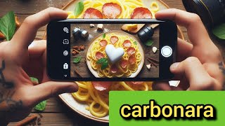 recette pâtes carbonara facile [upl. by Gnehc]