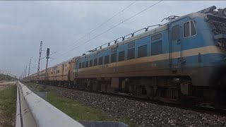 WAG 7 With Bhavnagar Okha Express 😍 [upl. by Rumery]