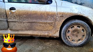 Super wash the muddiest💩 farm owner car detailing [upl. by Adaven]