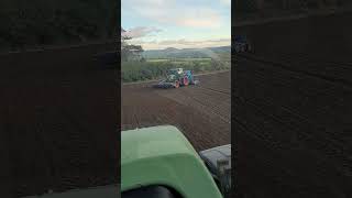 Onepass sowing with fendt 724 and 4m lemken drill [upl. by Shawnee666]