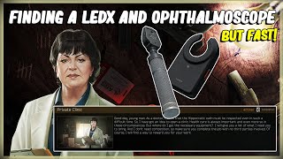 FIND IN RAID LEDX AND OPHTHALMOSCOPE  EFT ESCAPE FROM TARKOV  THERAPIST TASK PRIVATE CLINIC 1211 [upl. by Norrahs]