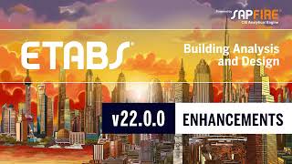 ETABS v2200 ENHANCEMENTS [upl. by Zoila]