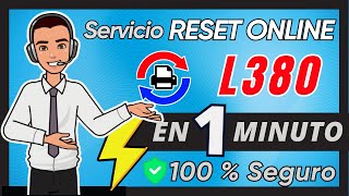 EPSON L380 ✅ Servicio ONLINE Reset Almohadillas 🔒 Seguro ⚡ Rápido y 🔄 Reutilizable [upl. by Trever]