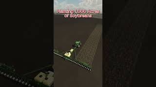 Planting 1000 Acres of Soybeans farmingsimulator22 fs22 [upl. by Nnyled]