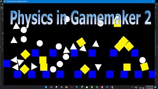 Physics in Gamemaker 2  Gamemaker 2 studio tutorial [upl. by Nahshu]