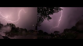 Outstanding Lightning in SloMo on 5224 1st POV [upl. by Rimma]