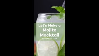 Easy NonAlcoholic Mojito Mocktail Recipe [upl. by Onairpic]