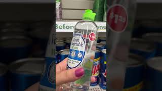 New dishwashing liquid and fruit and vegetable wash by homebright at the dollar tree Check it out [upl. by Muhan]