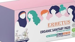 ERHETUS senitary pads review ERHETUS organic sanitary pads for Rash free periods [upl. by Verras]