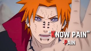 Know pain  Pain  Pain speech  Naruto shippuden [upl. by Ddart]