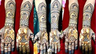 Dono hatho ki asan mehndi Wedding special 2 hands full hands mehndi designs dulha dulhan mehndi [upl. by Erlandson]