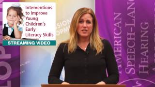 Interventions to Improve Young Children’s Early Literacy Skills [upl. by Ehcnalb838]