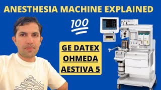 GE Datex Ohmeda Aestiva 5  Anesthesia Machine explain  Self test and operation guide  Biomed Dude [upl. by Leruj]