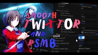 Smooth TwixtorTime remap and Rsmb SettingAfter Effect Tutorialamvwhat next [upl. by Ahtera]